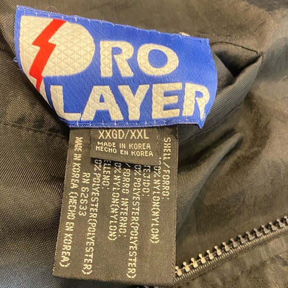 Men’s size XXL Cowboys NFL experience Nylon zipper & button jacket vintage - Picture 13 of 15